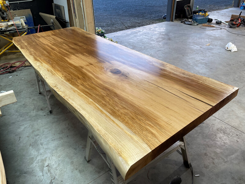Newly Crafted Solid Wooden Table